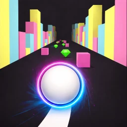 3D Ball Catch Up - Racing Ball